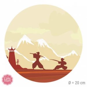 Samurai-Tortenaufleger