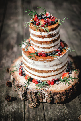 Naked Cake Wedding Cake