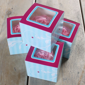 FunCakes Cupcake-Box und Tortenbox/Kuchenschachtel in zuckersüßem Design