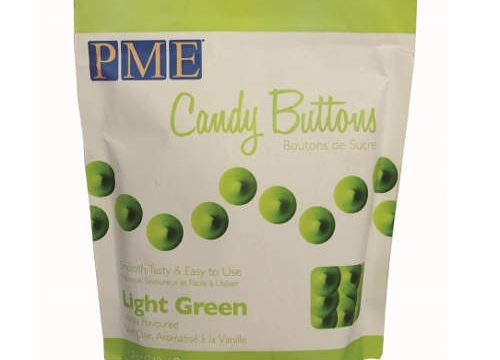 Grüne Candy Buttons flüssiger machen
