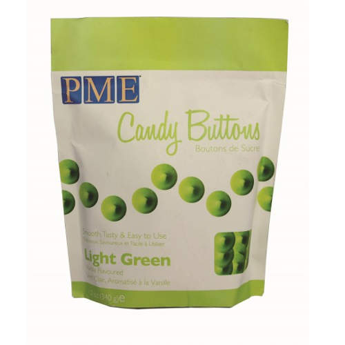 Grüne Candy Buttons flüssiger machen