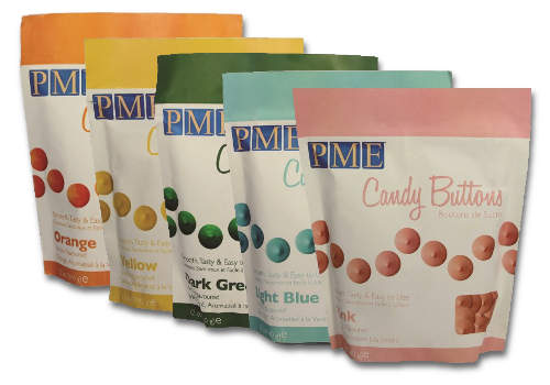 Bunte Candy Buttons von PME