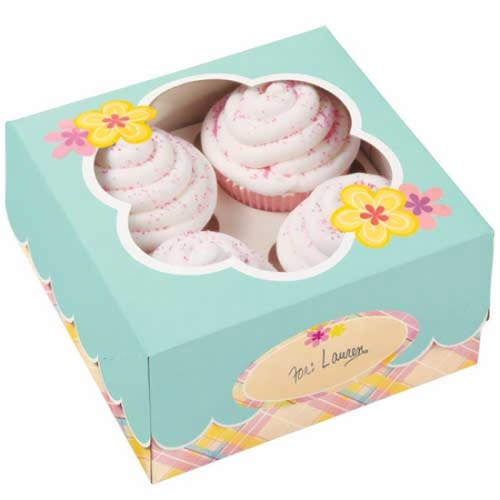 Schachtel zum Cupcakes transportieren