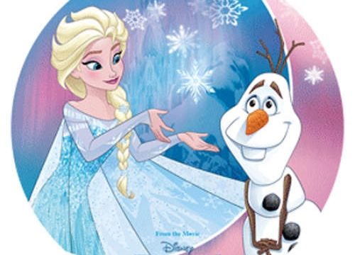 450 Anna und Olaf Tortenbild Tortenaufleger Disney Frozen Eiskönigin Elsa
