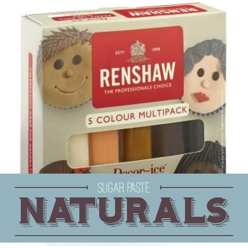 Fondant-Set von Renshaw mit Naturfarben